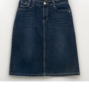 Cato Dark Blue Denim Skirt